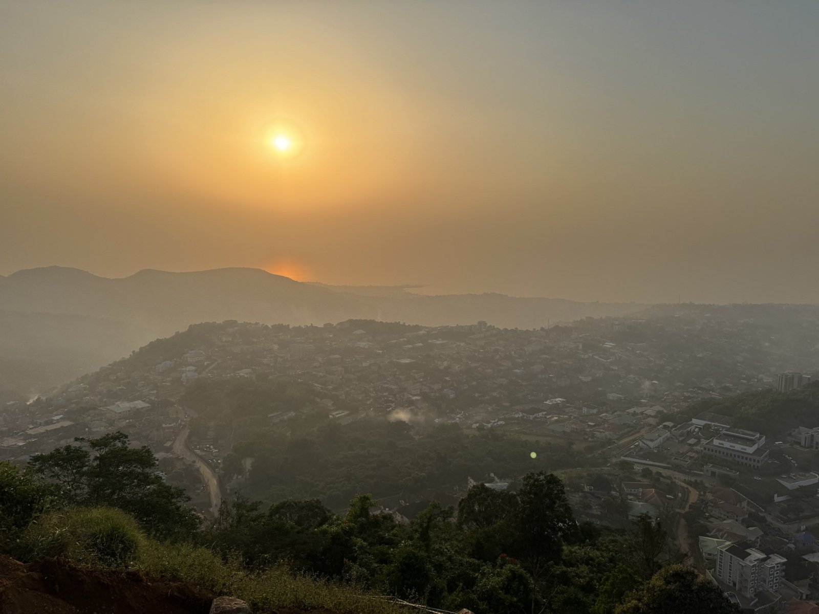 Freetown von oben